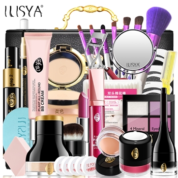ILISYA化妆品彩妆套装初学者全套组合正品 裸妆淡妆美妆工具正品